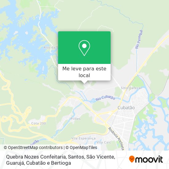 Quebra Nozes Confeitaria mapa