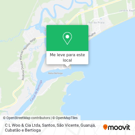 C L Woo & Cia Ltda mapa