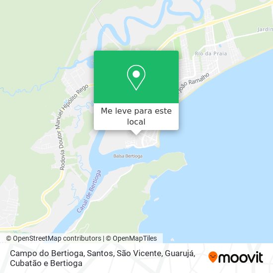 Campo do Bertioga mapa