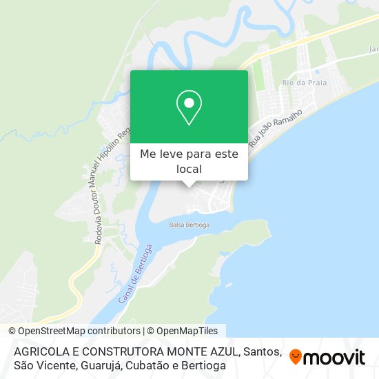 AGRICOLA E CONSTRUTORA MONTE AZUL mapa