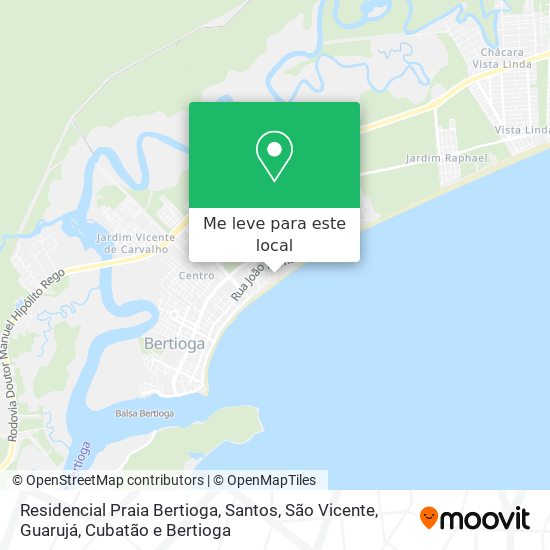Residencial Praia Bertioga mapa