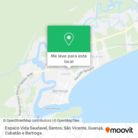 Espaco Vida Saudavel mapa