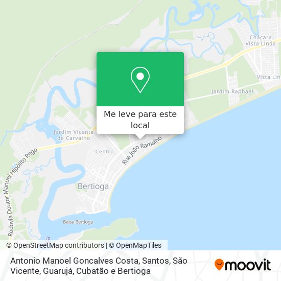 Antonio Manoel Goncalves Costa mapa