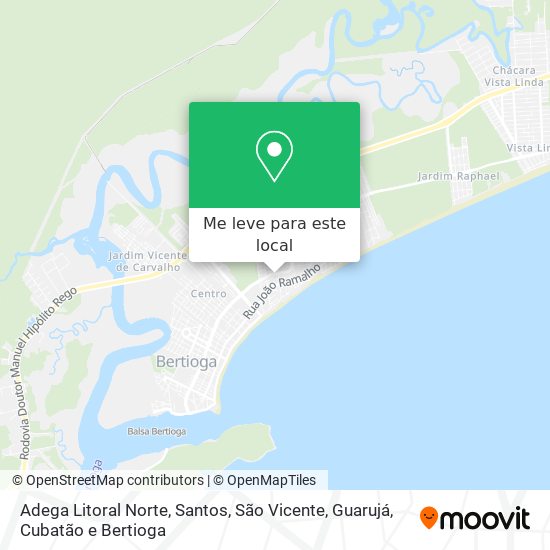 Adega Litoral Norte mapa