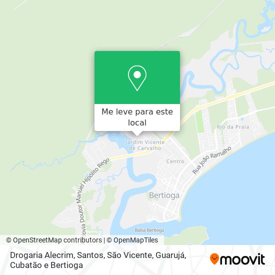 Drogaria Alecrim mapa