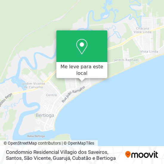 Condomnio Residencial Villagio dos Saveiros mapa