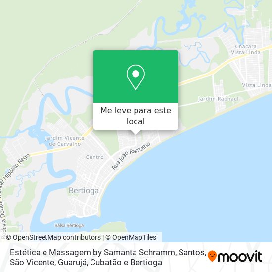 Estética e Massagem by Samanta Schramm mapa