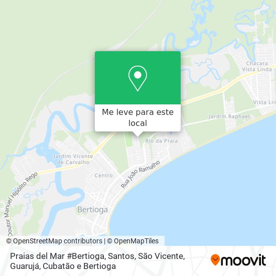 Praias del Mar #Bertioga mapa