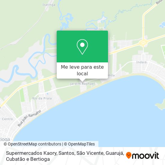 Supermercados Kaory mapa