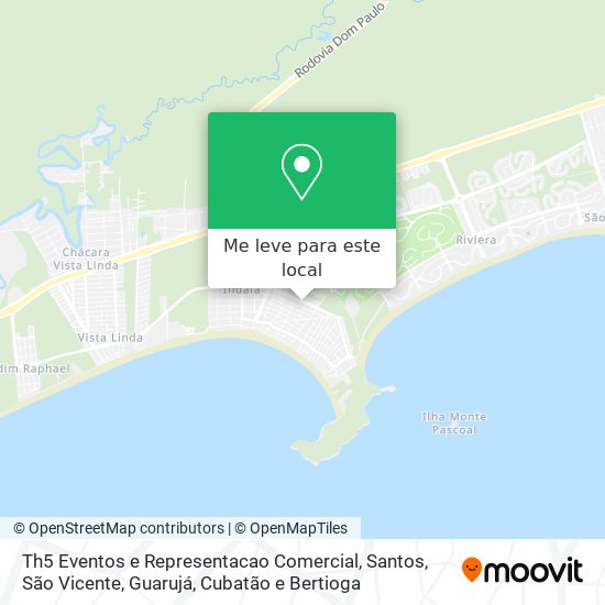 Th5 Eventos e Representacao Comercial mapa