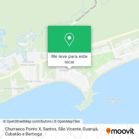 Churrasco Ponto X mapa