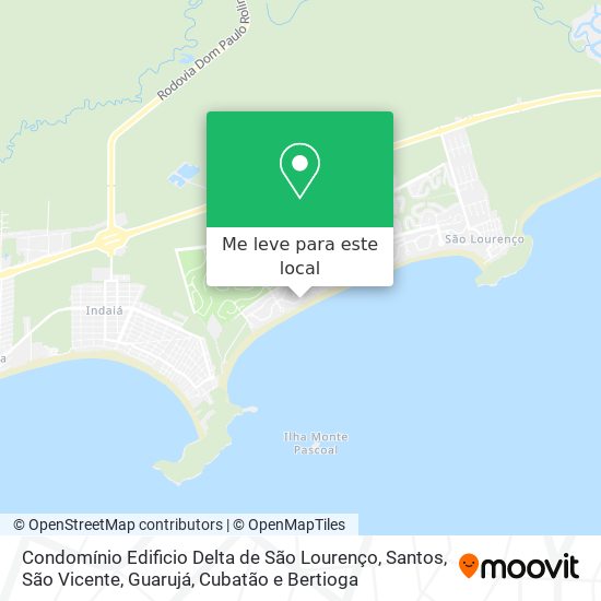 Condomínio Edificio Delta de São Lourenço mapa