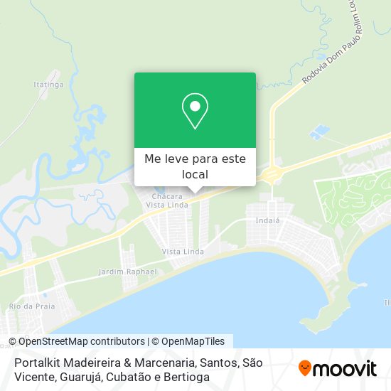 Portalkit Madeireira & Marcenaria mapa