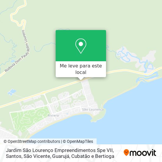 Jardim São Lourenço Empreendimentos Spe VII mapa