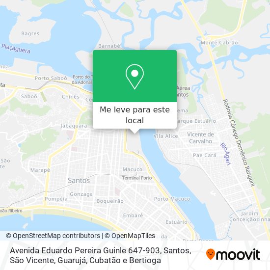 Avenida Eduardo Pereira Guinle 647-903 mapa