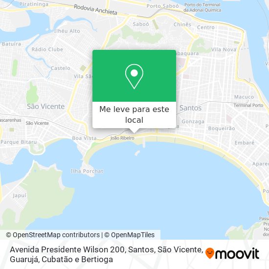 Avenida Presidente Wilson 200 mapa