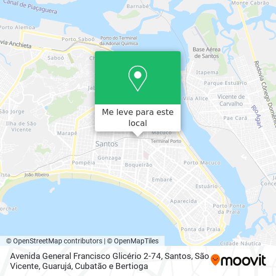Avenida General Francisco Glicério 2-74 mapa