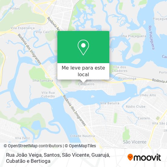 Rua João Veiga mapa
