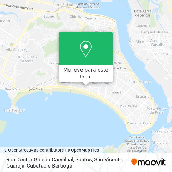 Rua Doutor Galeão Carvalhal mapa