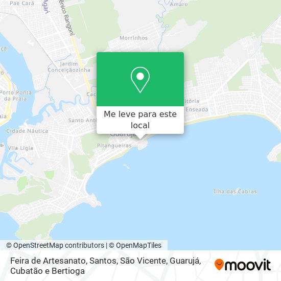 Feira de Artesanato mapa