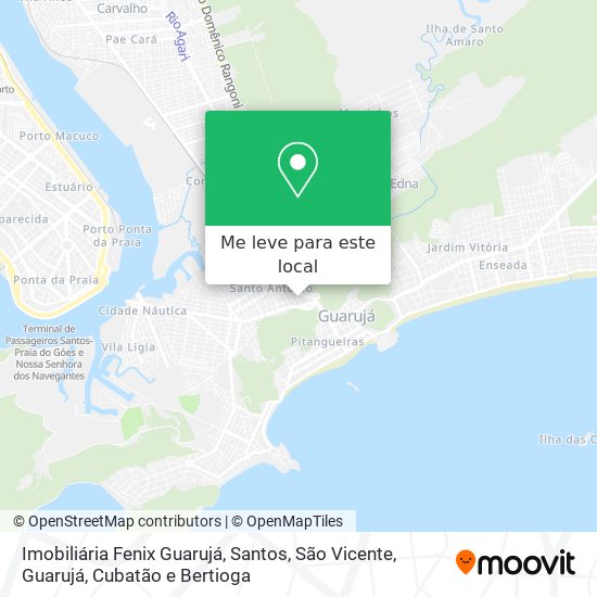 Imobiliária Fenix Guarujá mapa