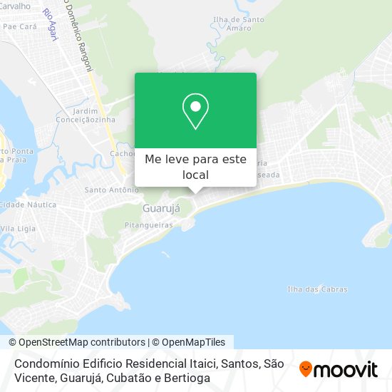 Condomínio Edificio Residencial Itaici mapa