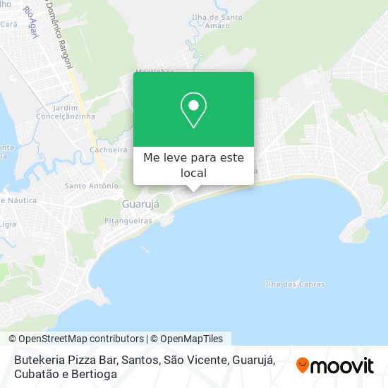Butekeria Pizza Bar mapa