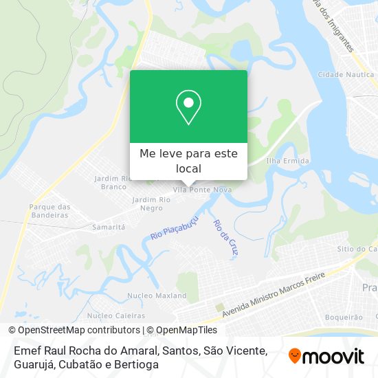 Emef Raul Rocha do Amaral mapa