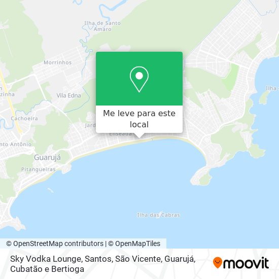 Sky Vodka Lounge mapa