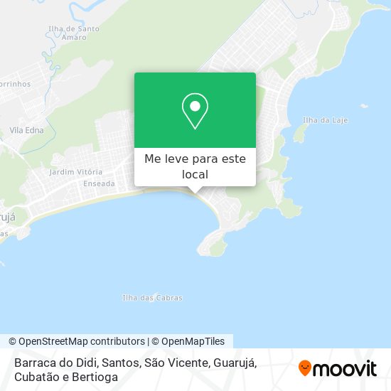 Barraca do Didi mapa
