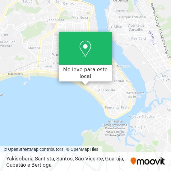 Yakisobaria Santista mapa