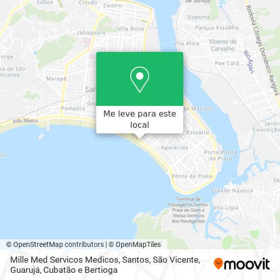 Mille Med Servicos Medicos mapa