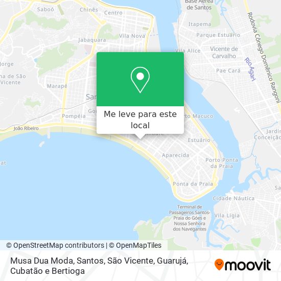 Musa Dua Moda mapa