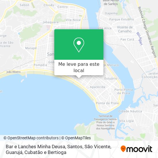 Bar e Lanches Minha Deusa mapa