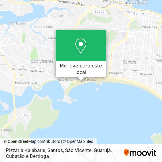 Pizzaria Kalabaris mapa