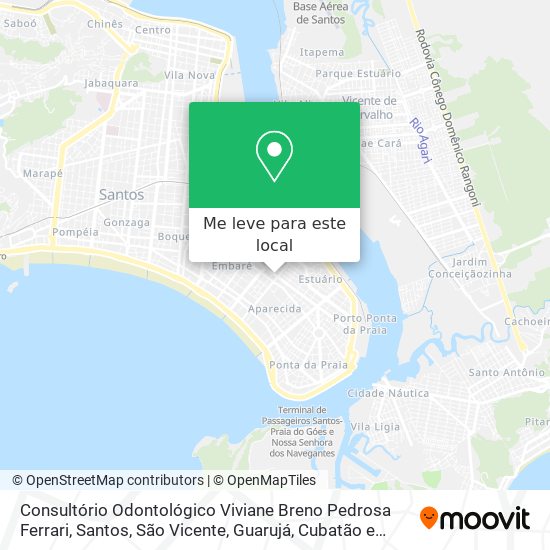 Consultório Odontológico Viviane Breno Pedrosa Ferrari mapa