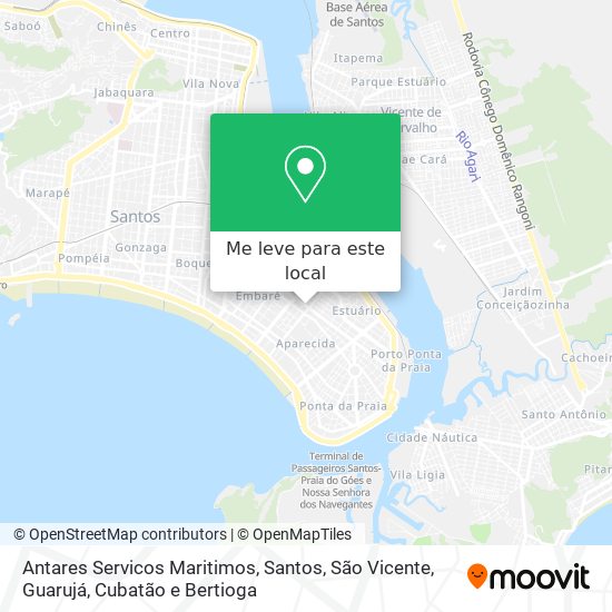 Antares Servicos Maritimos mapa