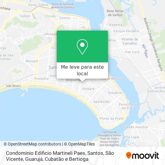 Condominio Edificio Martineli Paes mapa