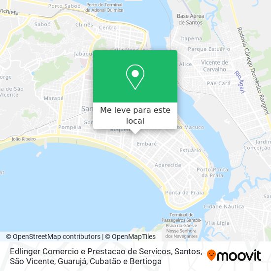 Edlinger Comercio e Prestacao de Servicos mapa