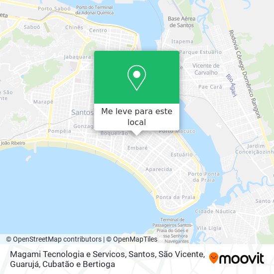 Magami Tecnologia e Servicos mapa