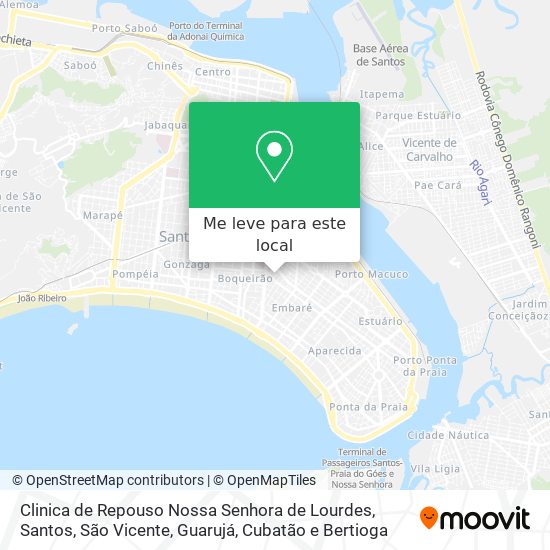 Clinica de Repouso Nossa Senhora de Lourdes mapa