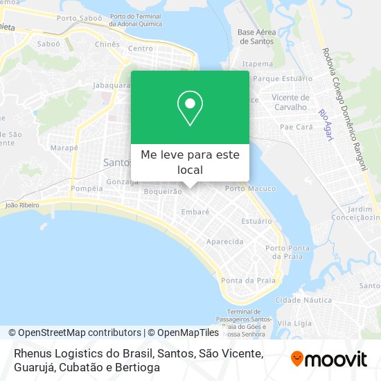 Rhenus Logistics do Brasil mapa