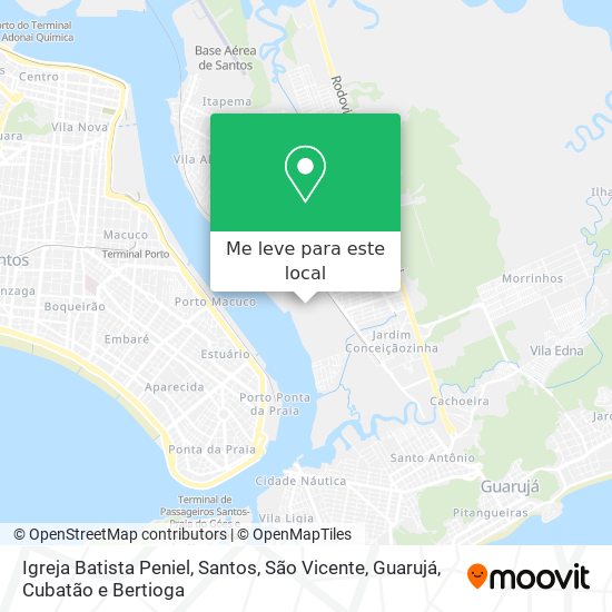 Igreja Batista Peniel mapa