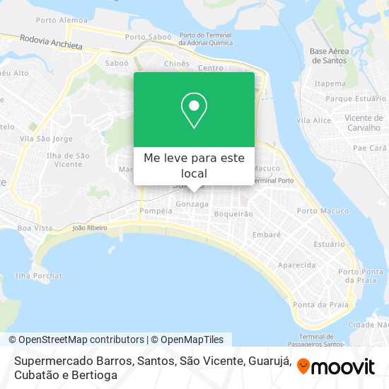 Supermercado Barros mapa