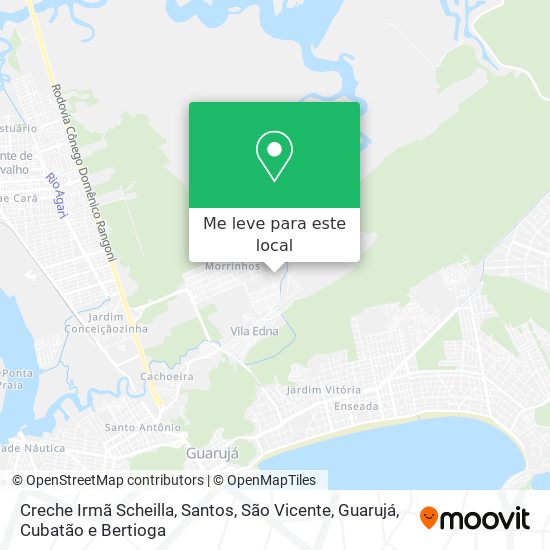 Creche Irmã Scheilla mapa