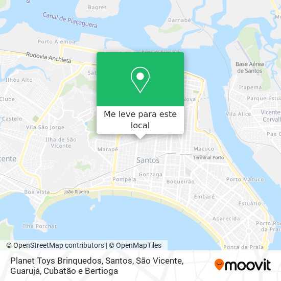 Planet Toys Brinquedos mapa