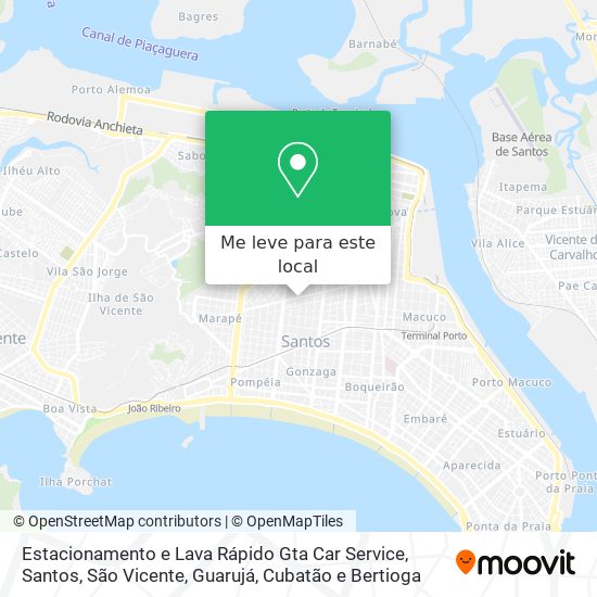 Estacionamento e Lava Rápido Gta Car Service mapa