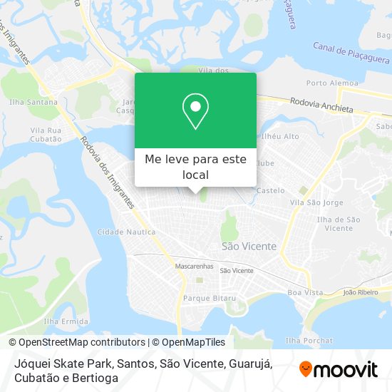 Jóquei Skate Park mapa