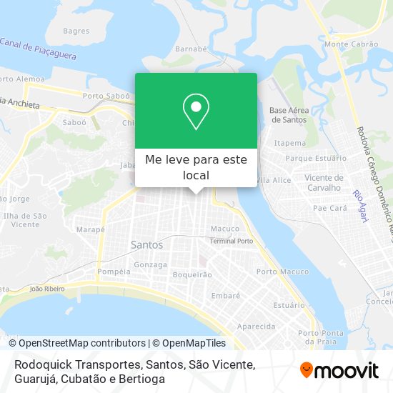 Rodoquick Transportes mapa