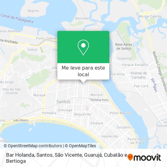 Bar Holanda mapa
